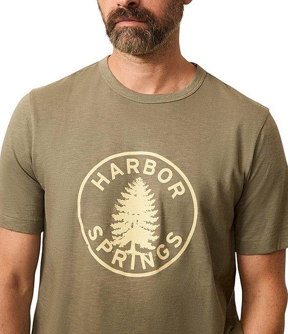 Faherty Sunwashed Organic Cotton Tree Graphic Short Sleeve T-Shirt Product Image