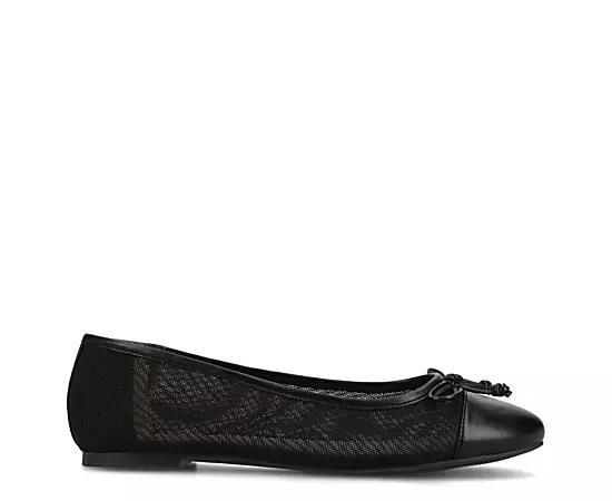 Journee Kaiah Medium and Wide Width Womens Ballet Cap Toe Slip-On Dress Flats Product Image