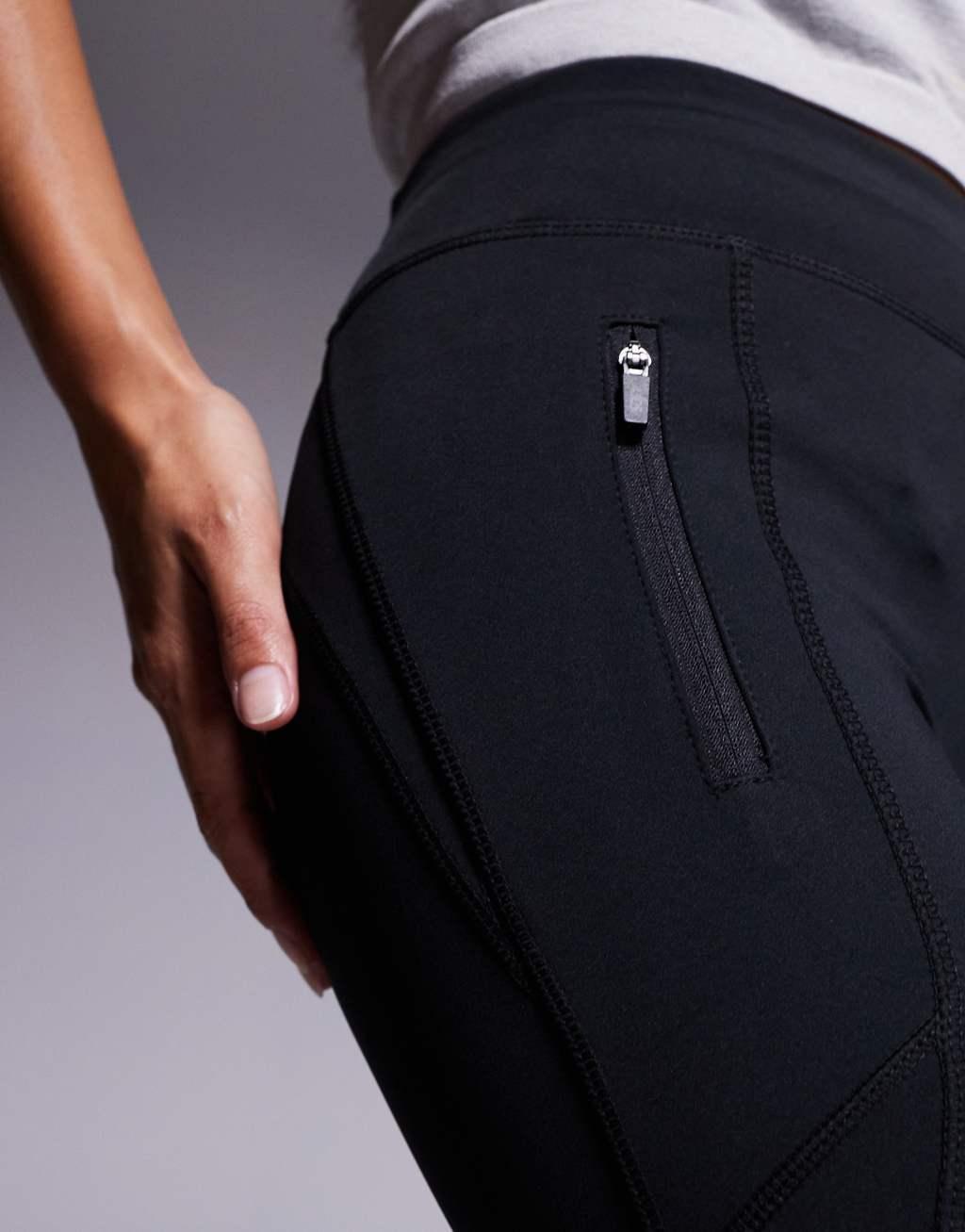 4505 Icon run tie waist legging with pocket   Product Image