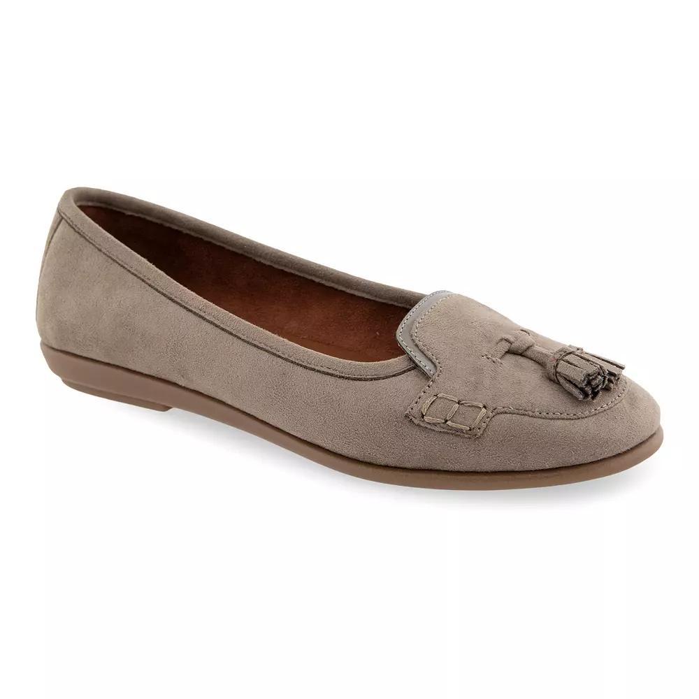 Aerosoles Brooks Women's Ballet Flats, Size: 8.5 Wide, Trench Coat Faux Suede Product Image