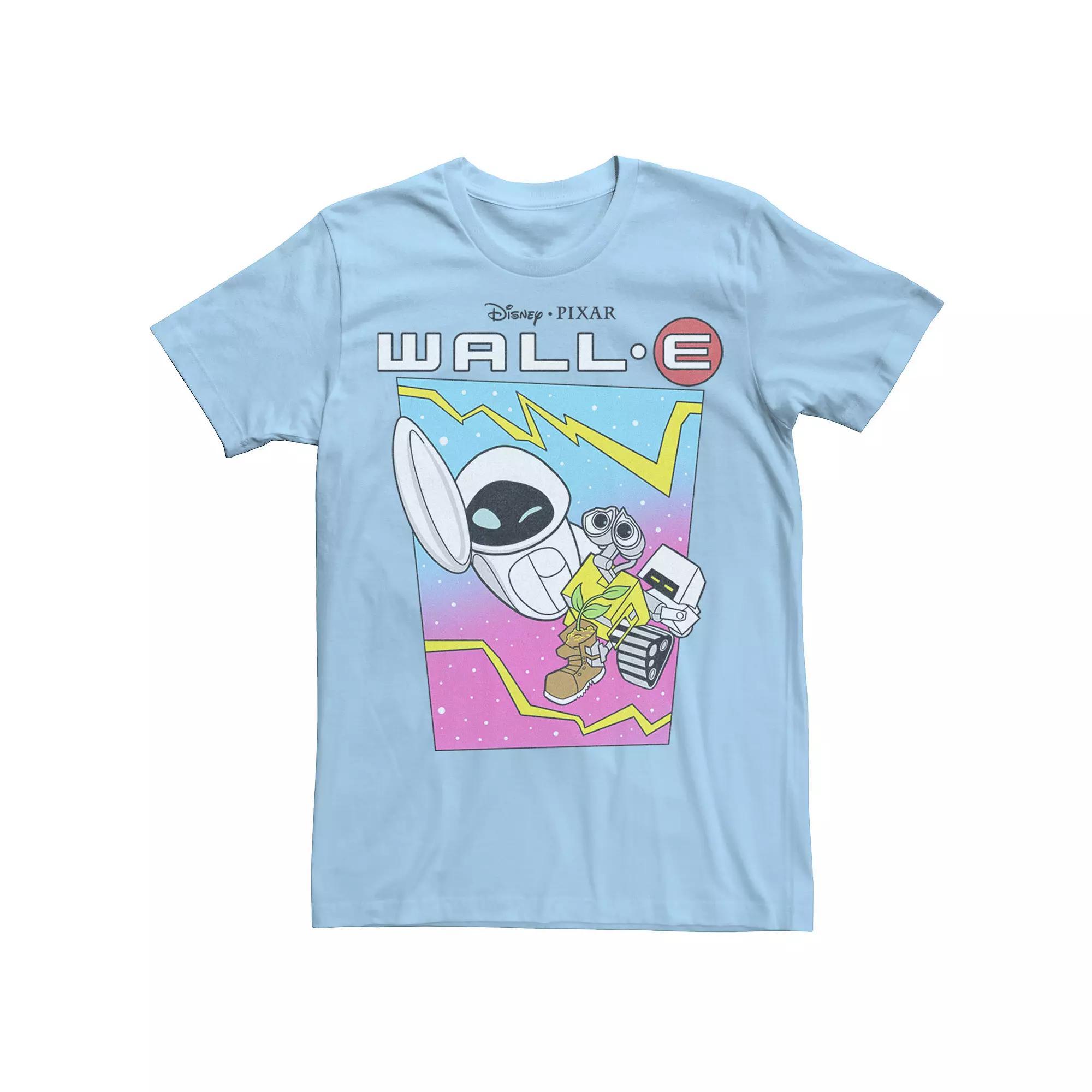 Disney / Pixar's WALL-E Eve Men's Burn-E Space Ride Tee, Size: XXL, Silver Product Image