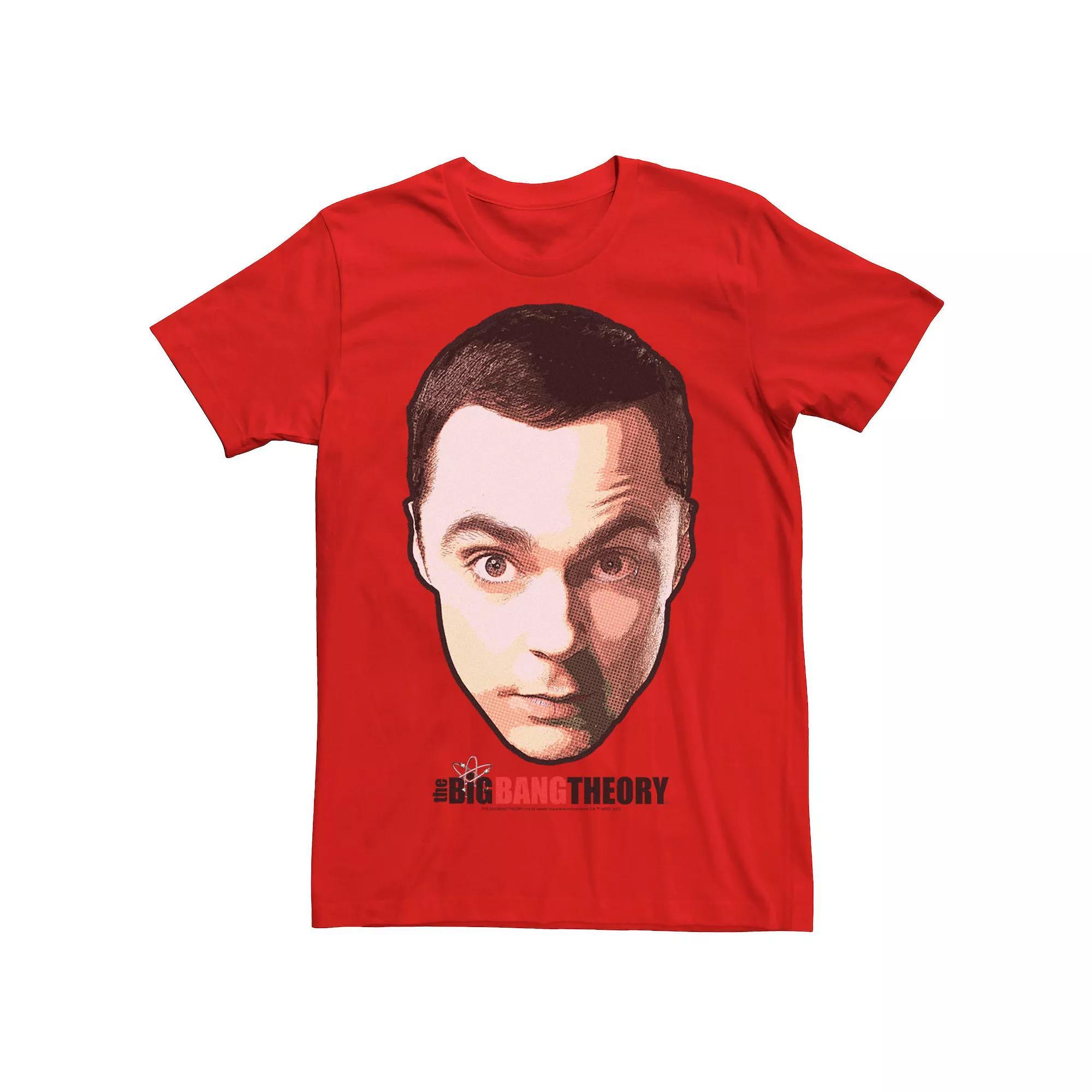Men's The Big Bang Theory Sheldon Big Face Tee, Size: XXL, White Product Image
