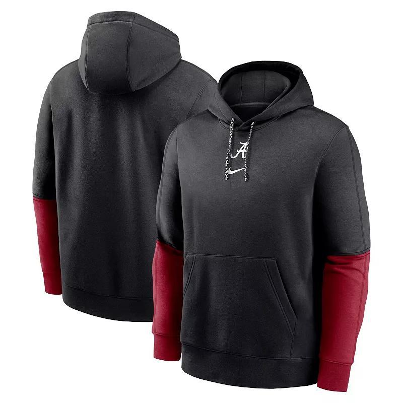 Men's Nike Black/Royal Duke Blue Devils 2024 Sideline Club Pullover Hoodie, Size: 2XL Product Image