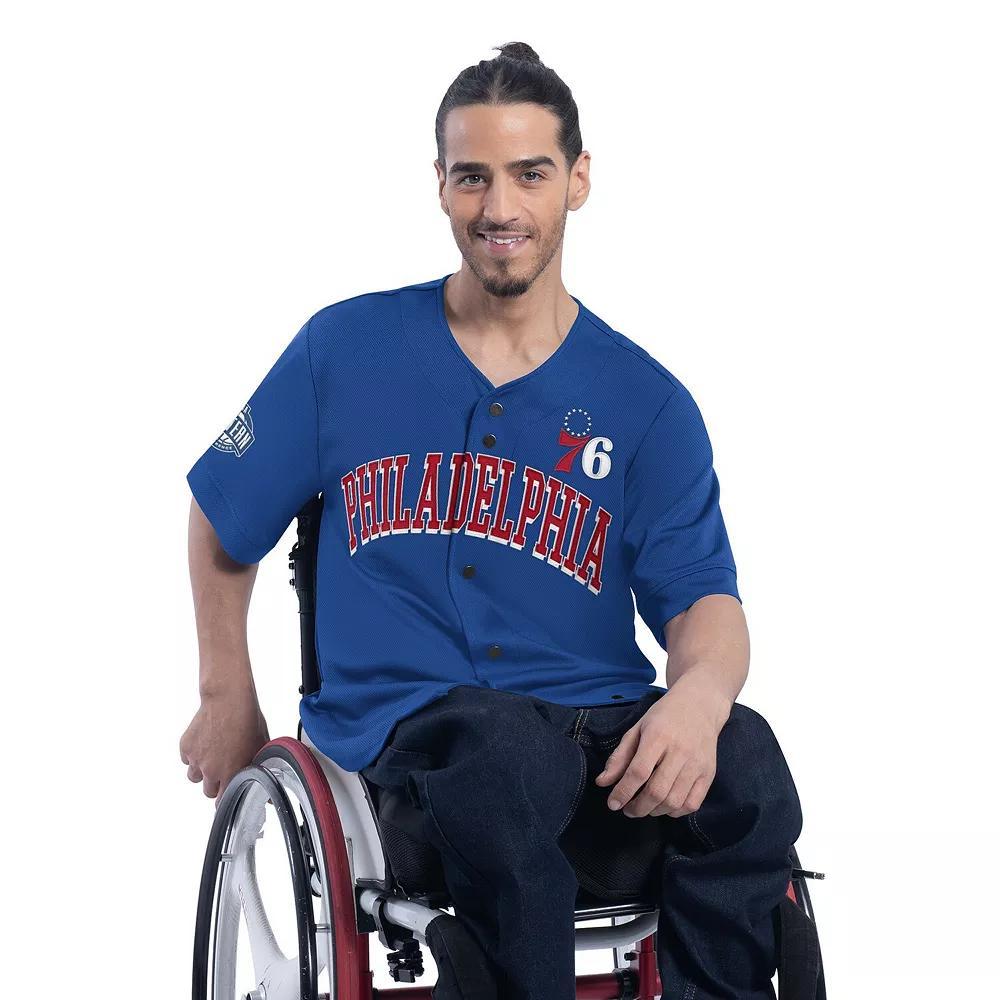 Men's G-III Sports by Carl Banks Red Chicago Bulls Adaptive Star Player Fashion Baseball Jersey, Size: Medium Product Image