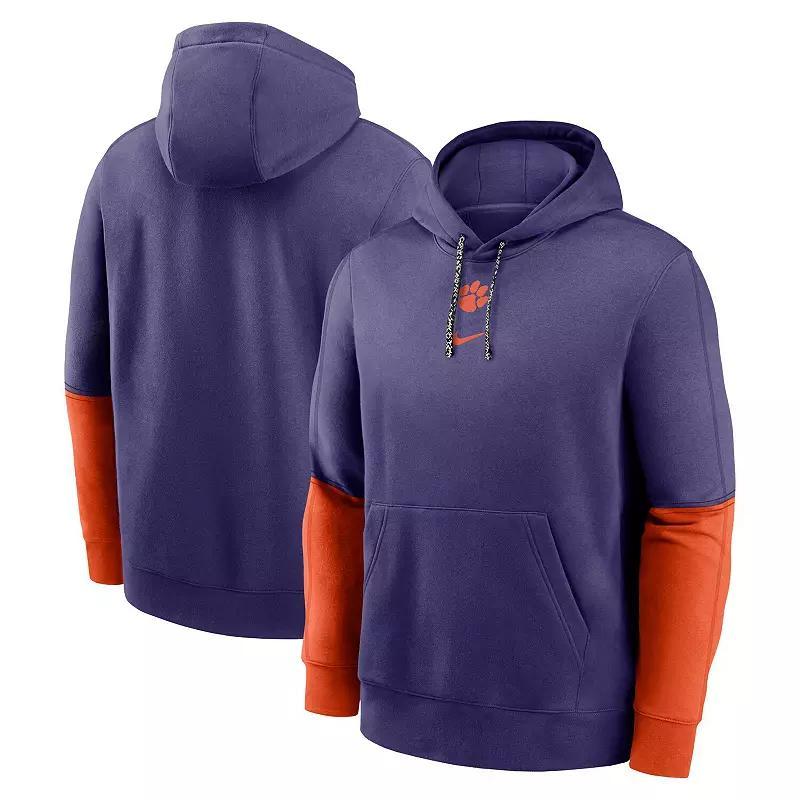 Men's Nike Black/Royal Duke Blue Devils 2024 Sideline Club Pullover Hoodie, Size: 2XL Product Image