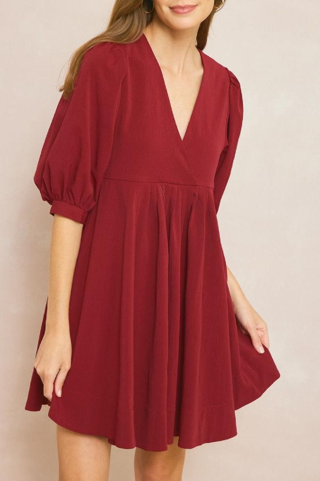 Halfsleeve Babydoll Dress Product Image