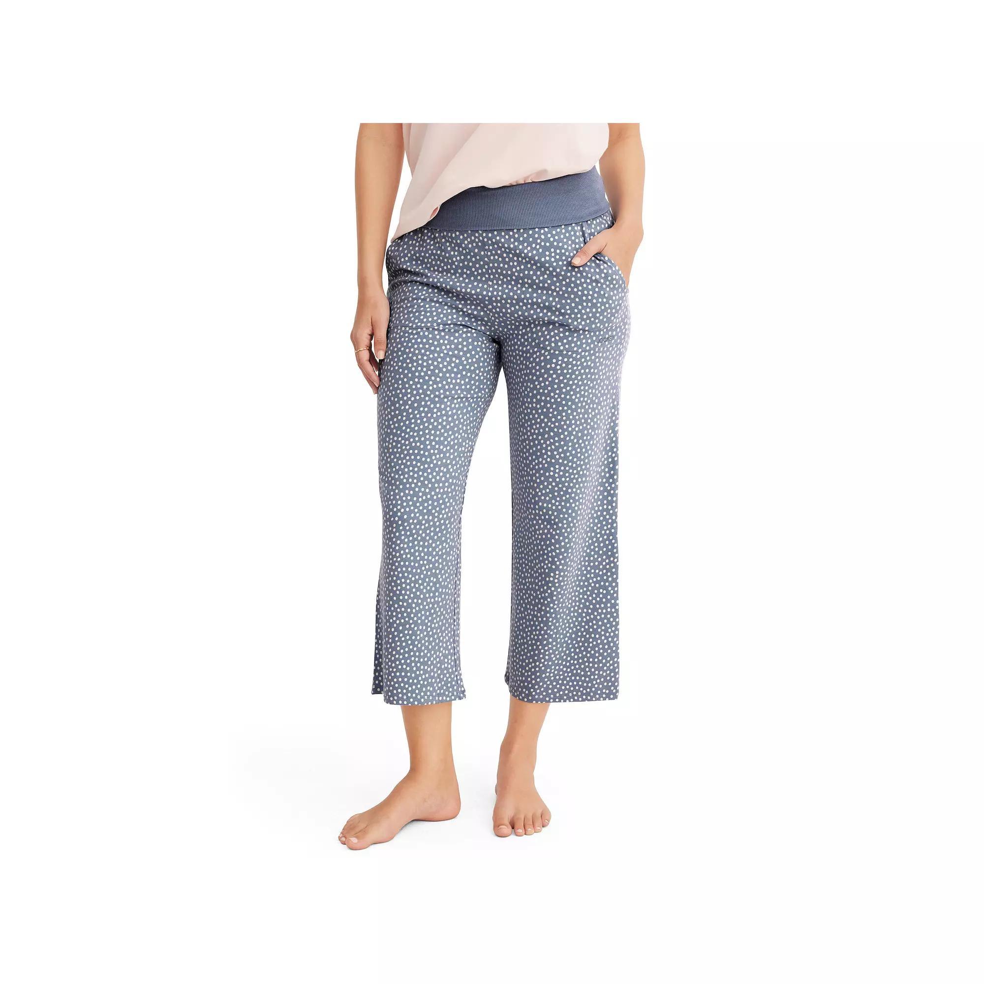Women's Jockey® Soft Touch Luxe Cropped Pajama Pants in Regular & Plus Size, Size: Small, Coastal Floral Product Image