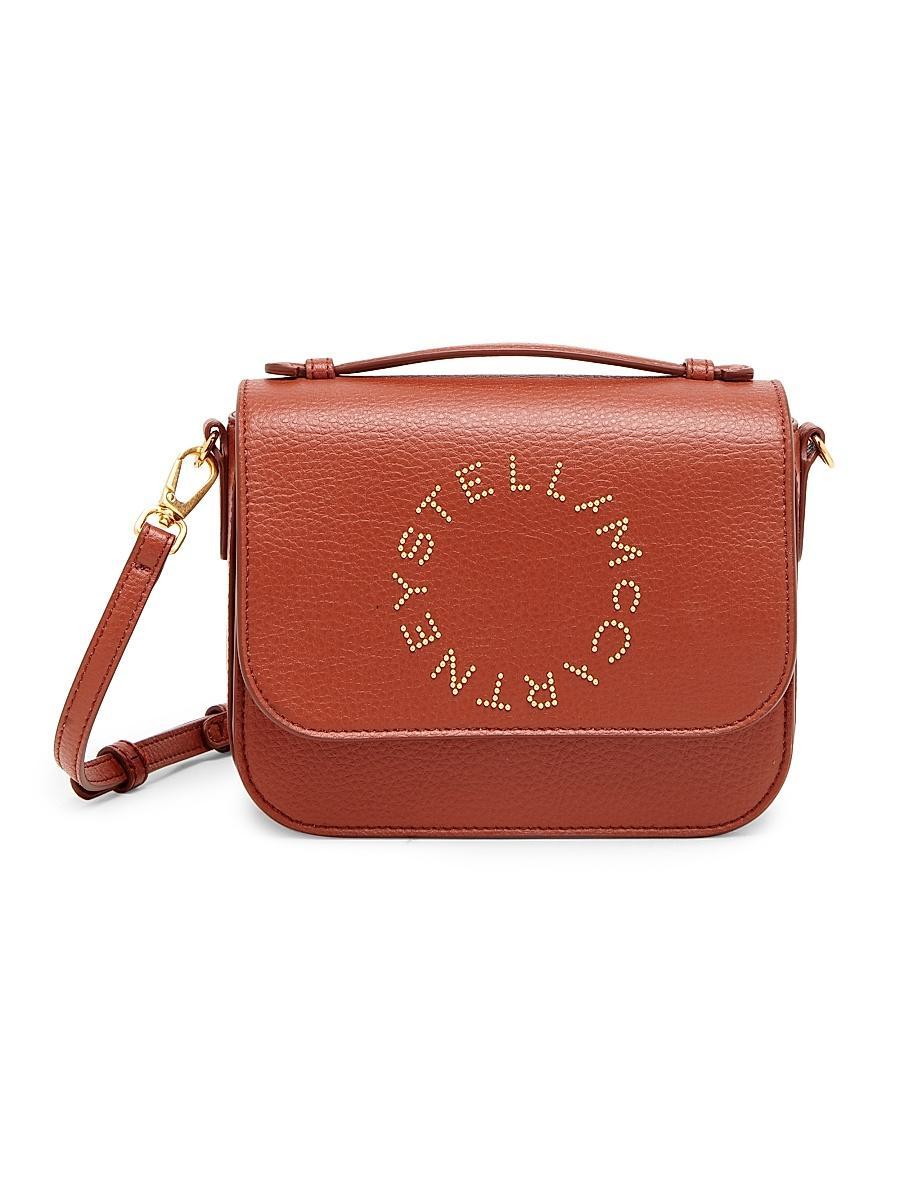 Womens Studded Logo Crossbody Bag Product Image