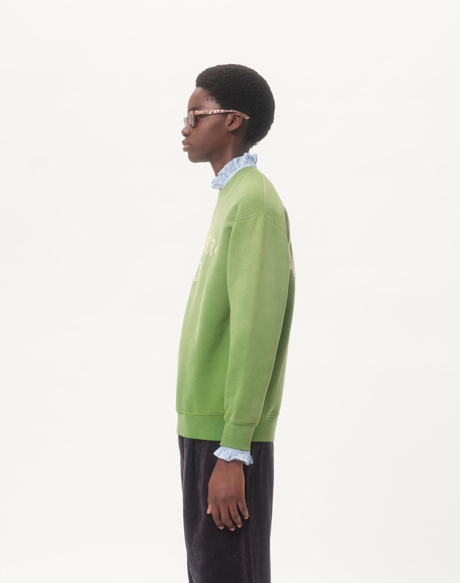 Cotton Sweatshirt With Chez Valentino Print And Embroidery Product Image