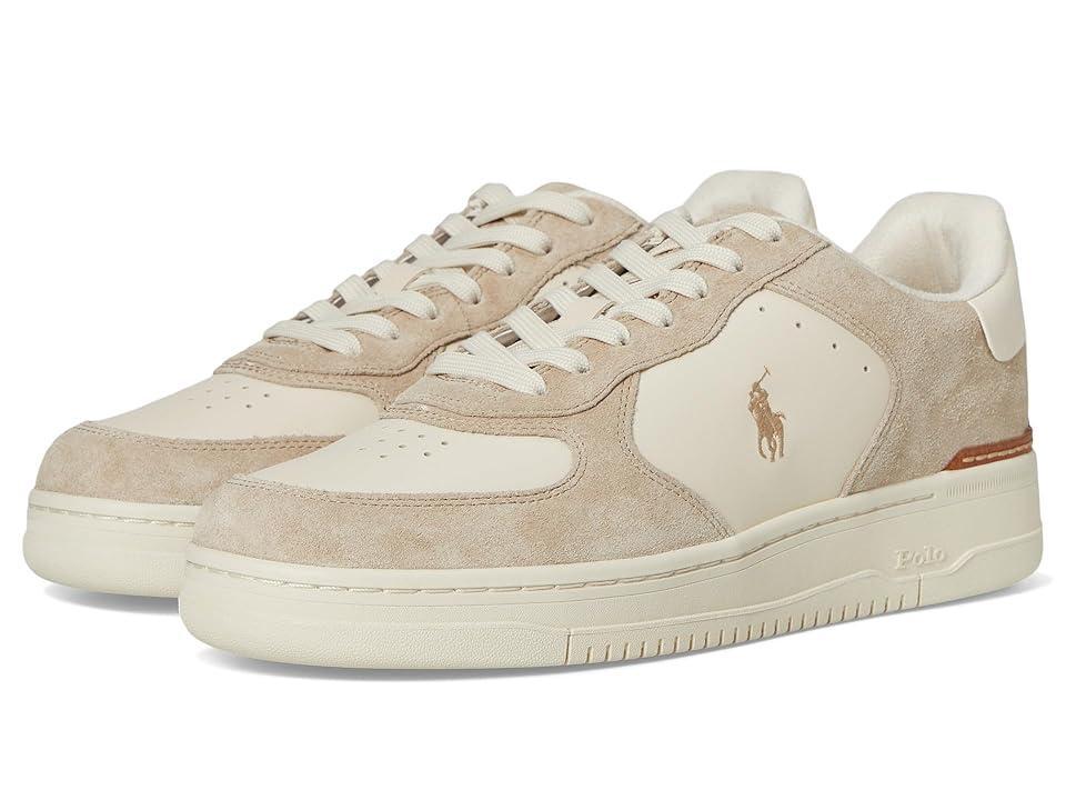 Polo Ralph Lauren Mens Masters Court Suede Sneakers Product Image
