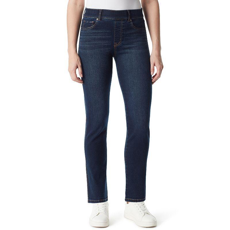 Women's Gloria Vanderbilt Shape Effect Straight Jeans, Size: 6 Short, Kansas Whiskers Product Image