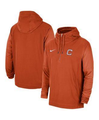 Mens Nike Penn State Nittany Lions 2023 Sideline Player Quarter-Zip Hoodie Jacket Blue Product Image