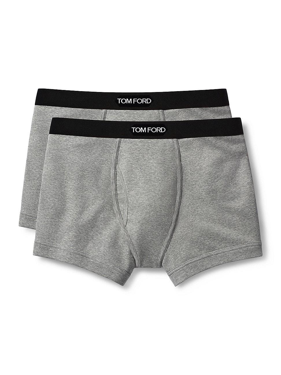 Mens 2-Pack Solid Jersey Boxer Briefs Product Image