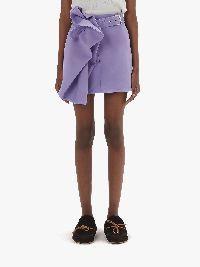 FOLD OVER MINI SKIRT in purple | JW Anderson US  Product Image