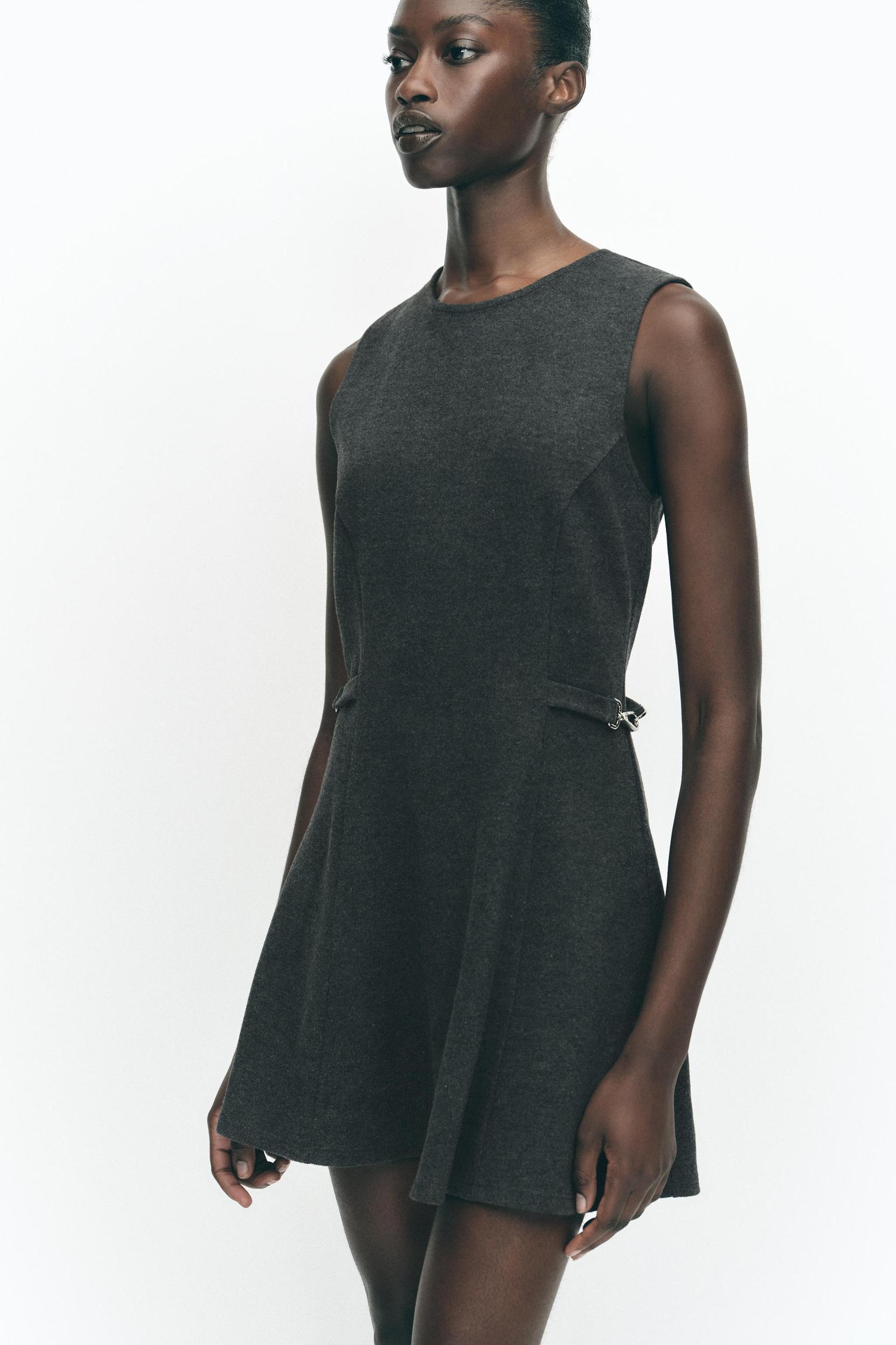 SOFT BUCKLE MINI DRESS Product Image