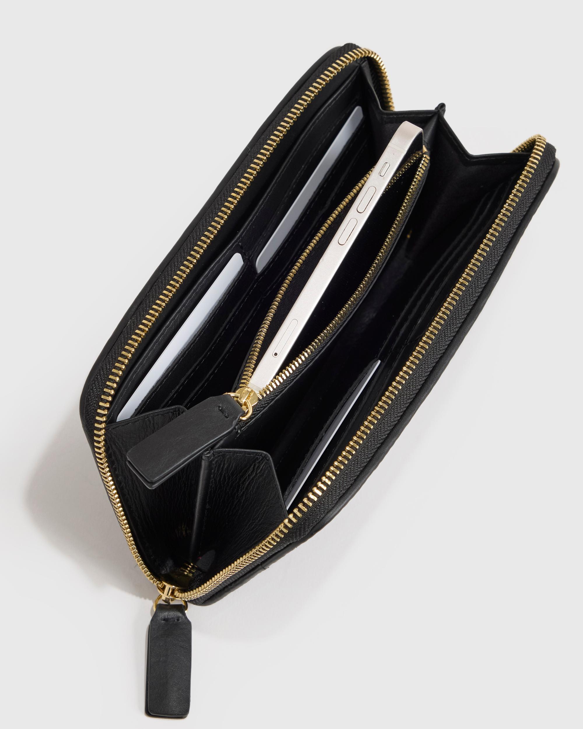Quince | Women's Italian Leather Handwoven Continental Wallet Product Image