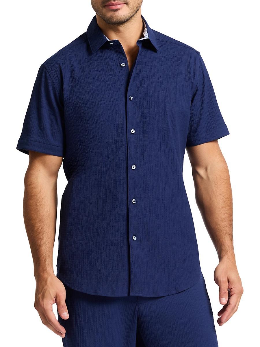 Mens Thresher Stretch-Cotton Woven Shirt Product Image