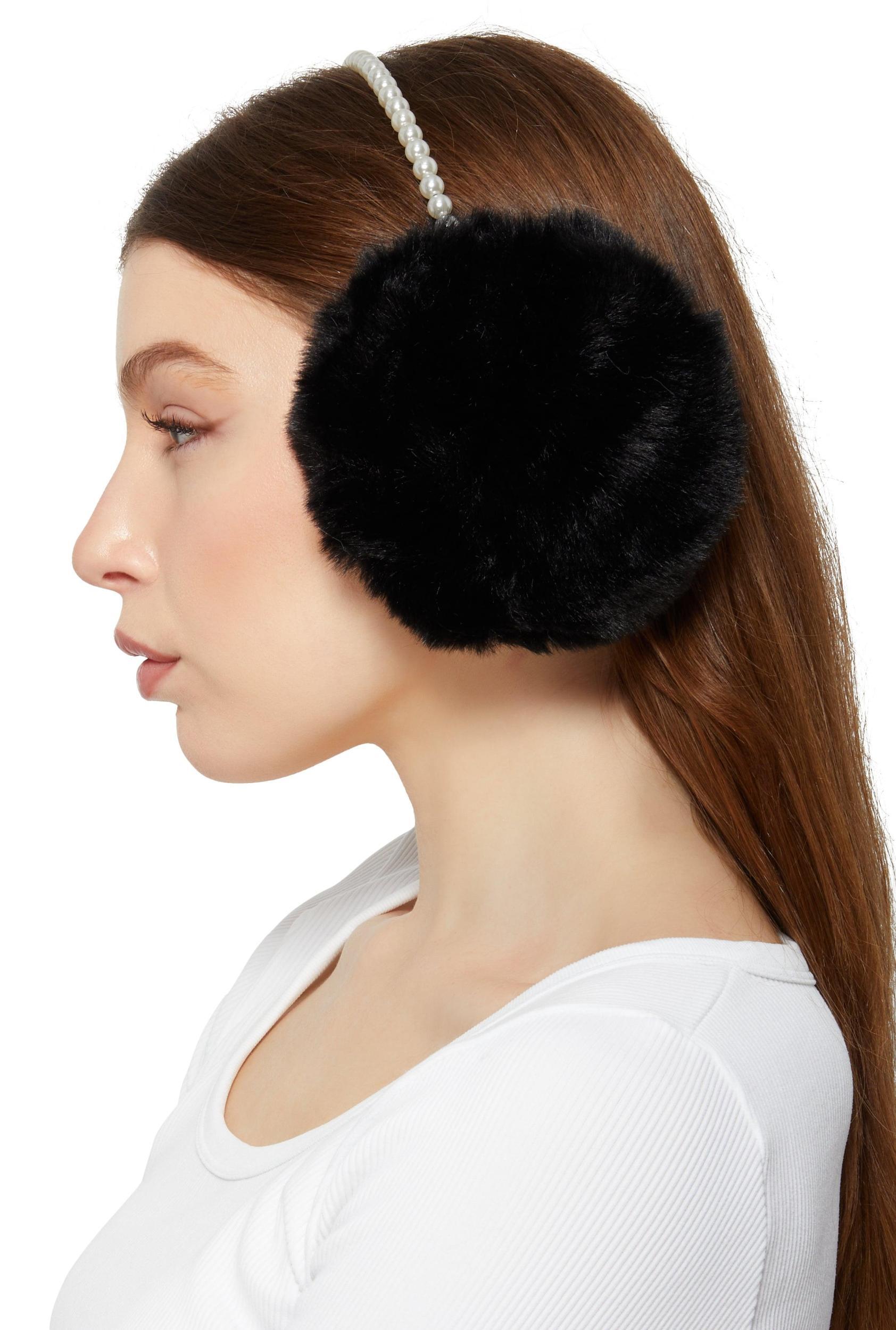 Faux Pearl Earmuffs Female Product Image
