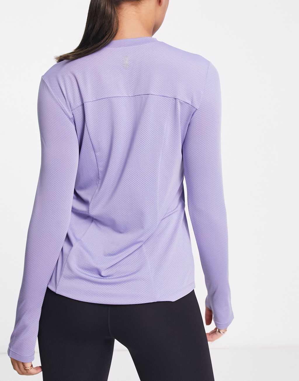 ASOS 4505 Icon long sleeve running top-Gray Product Image