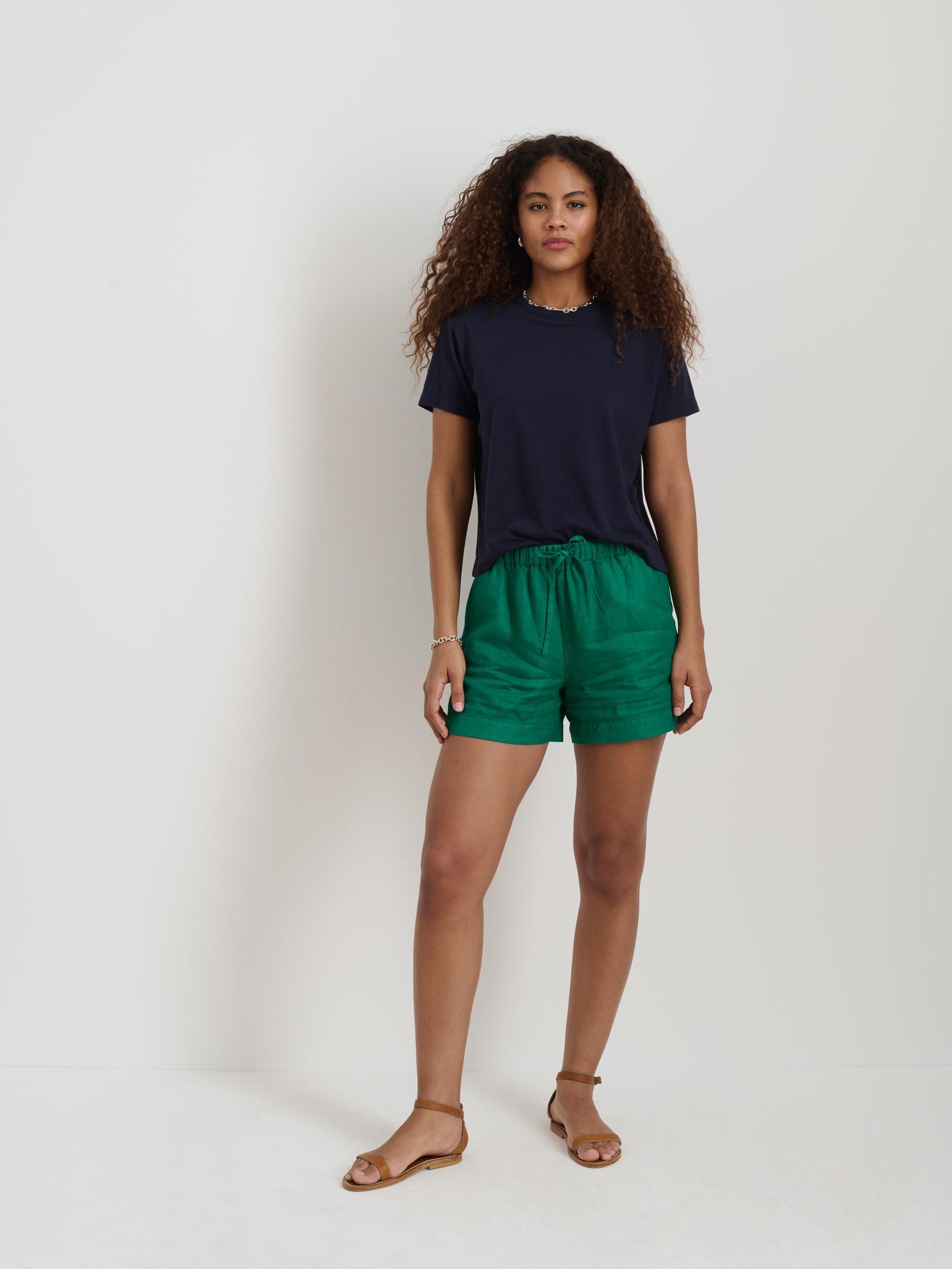 Garcon Tee In Linen Cotton Product Image