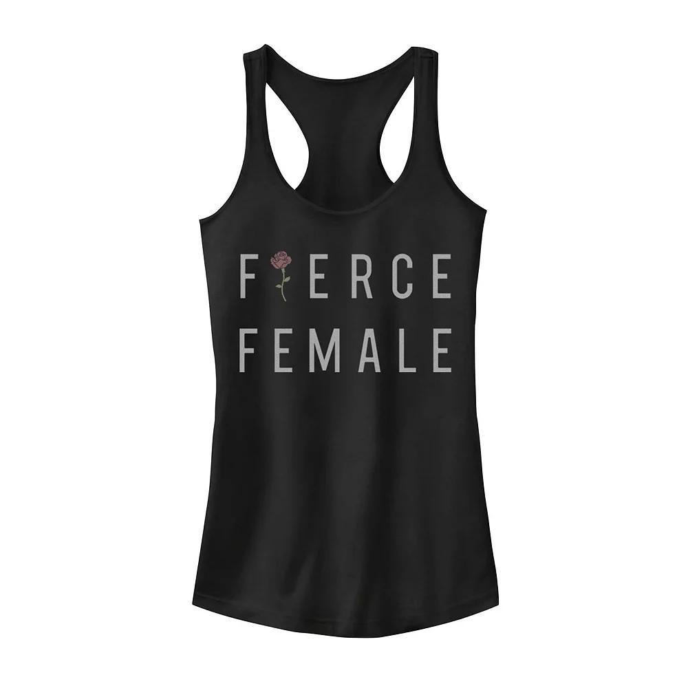 Juniors' Marvel Hero Heart Tank Top, Girl's, Size: Large, Black Product Image