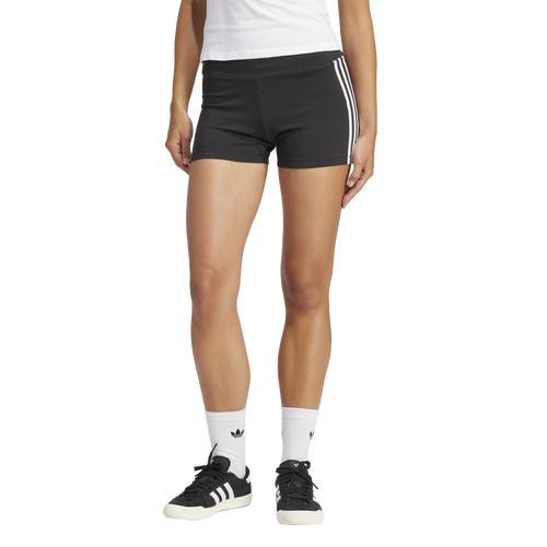 adidas Adicolor 3-Stripes 1/4 Leggings Core Black L Womens Product Image
