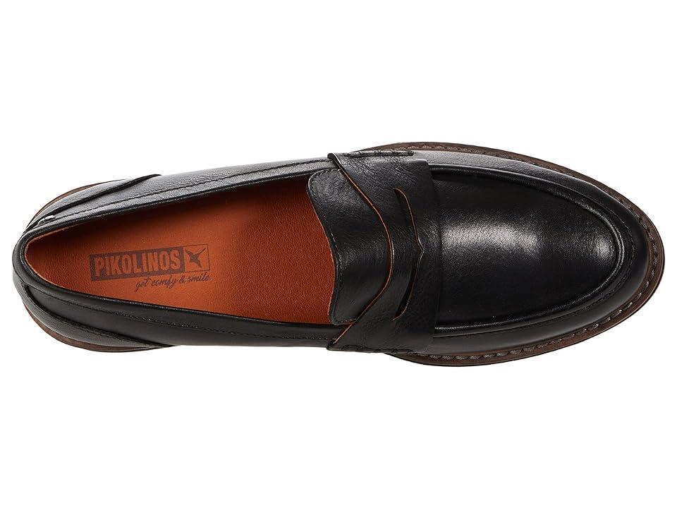 Pikolinos Aldaya W8J Water Resistant Leather Penny Loafers Product Image
