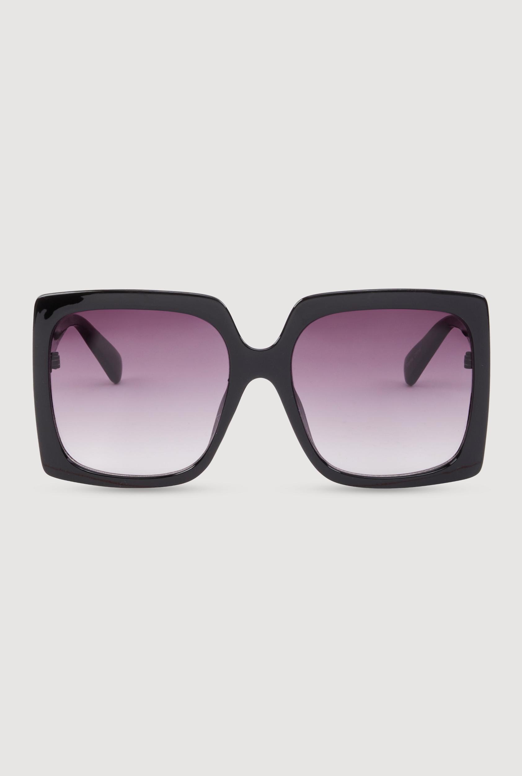 Side Cutout Ombre Lens Sunglasses Female Product Image