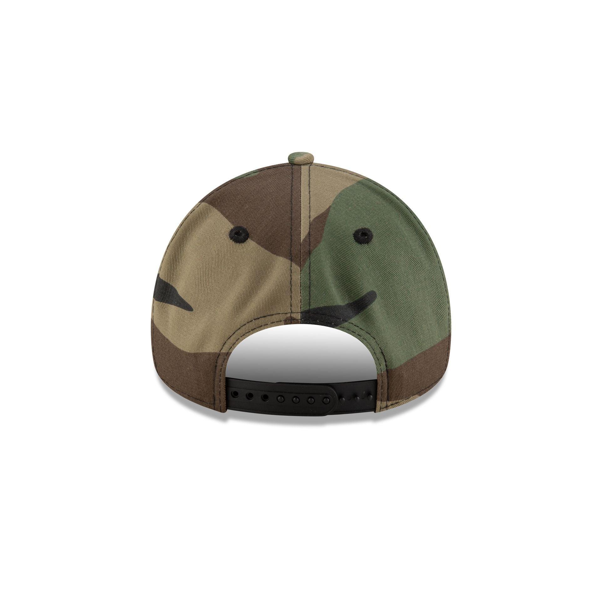 PSD Camo Gray 9FORTY A-Frame Snapback Hat Male Product Image