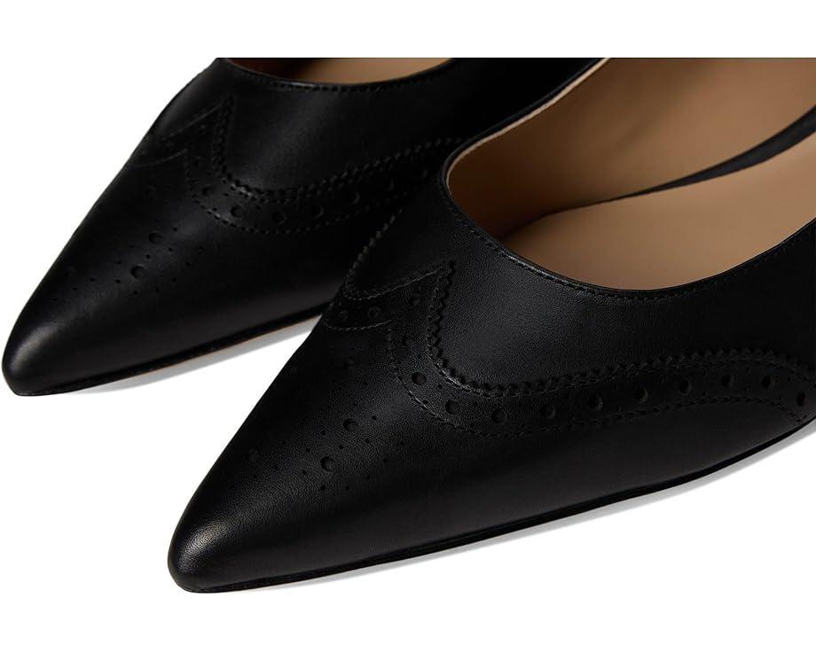 Double T Buckle Pointed Toe Flats Product Image