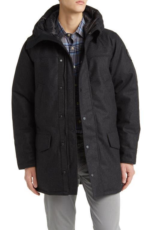 Canada Goose Langford Hooded Wool Blend Down Parka Product Image