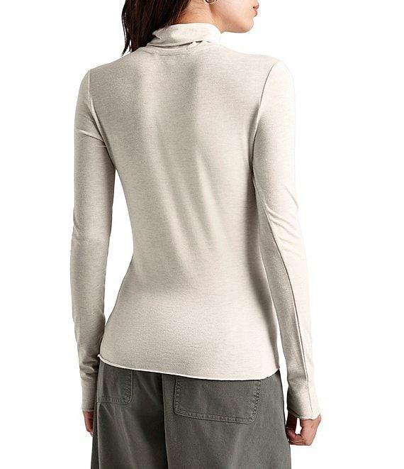 Splendid Bamboo Turtleneck Long Sleeve Tee Product Image