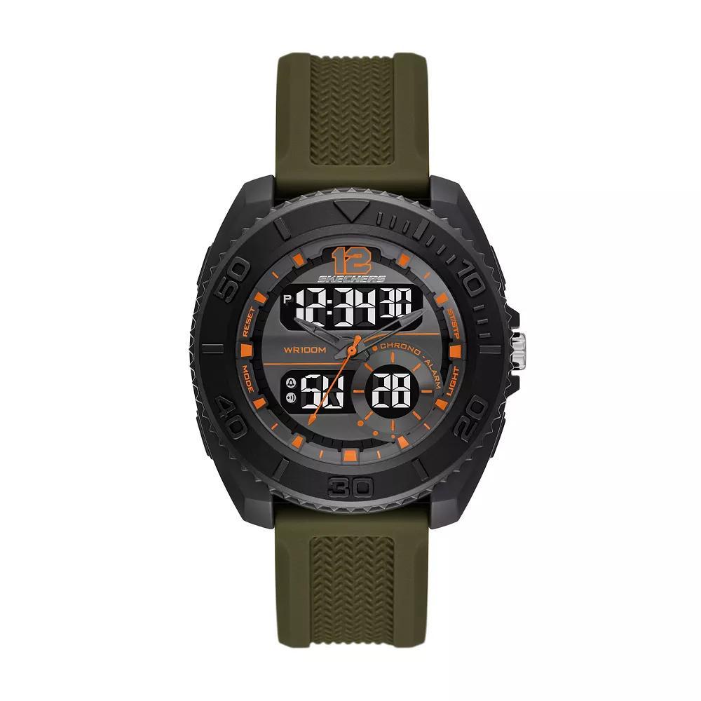 Skechers® Greencraig Men's Chronograph Analog-Digital Watch, Size: 44MM Product Image