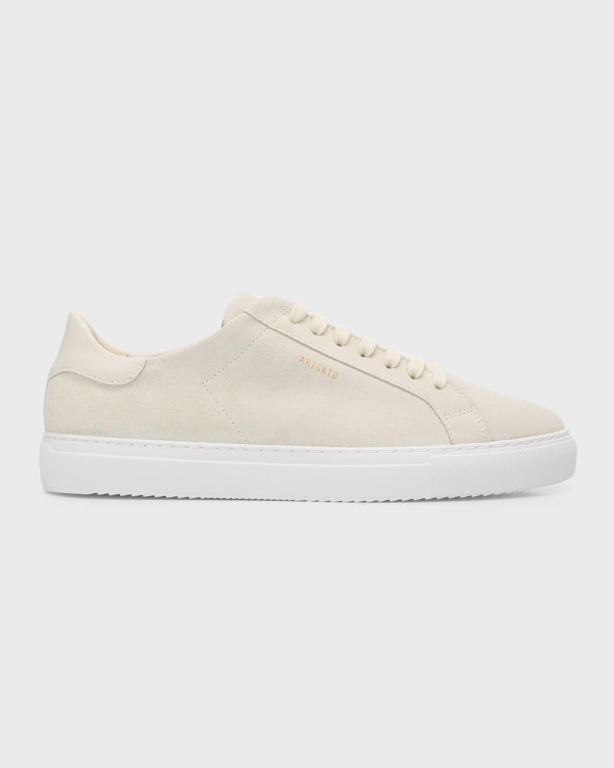 Mens Running Sole Leather & Suede Sneakers Product Image