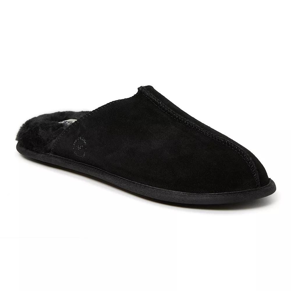 Dearfoams Suede Men's Scuff Slippers, Size: 8, Brown Product Image