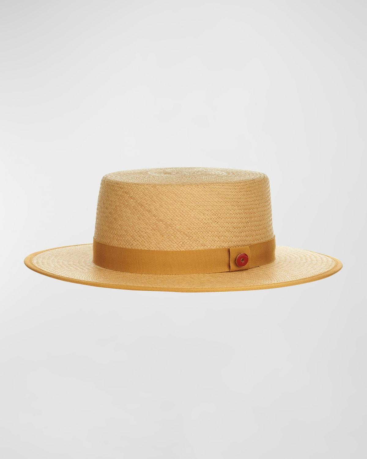 Mens Derby Straw Hat Product Image