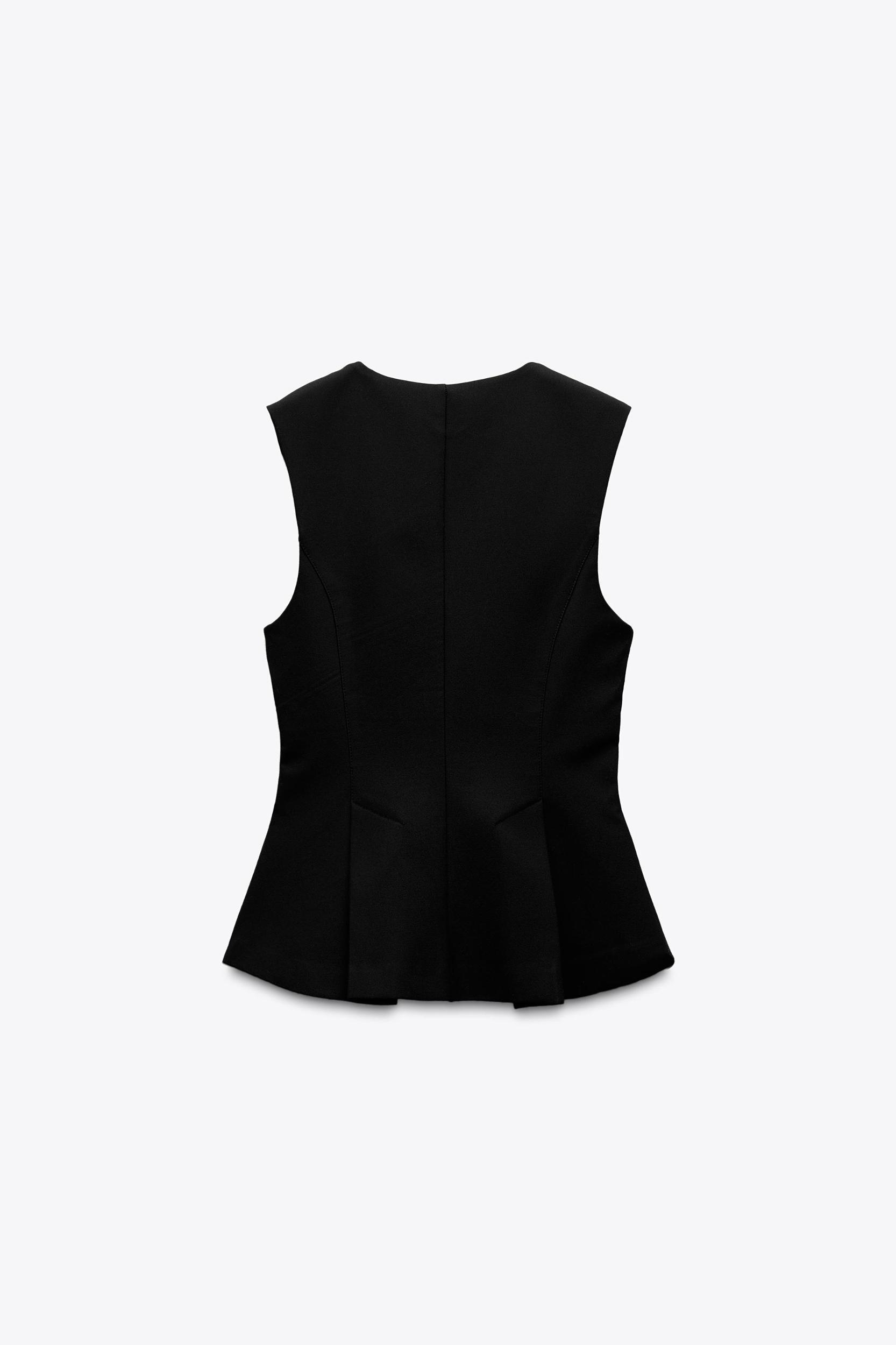 DART PEPLUM TOP Product Image
