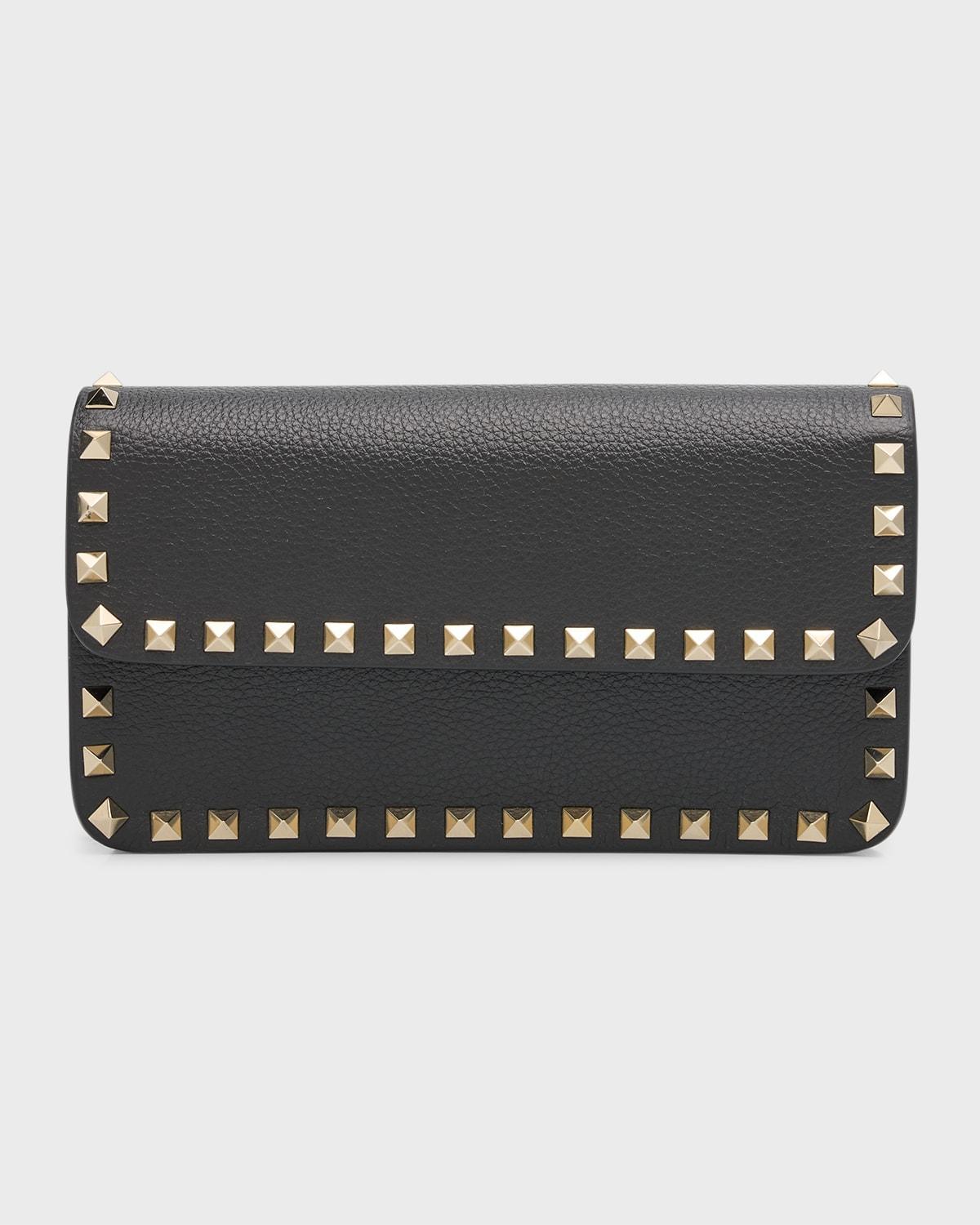 Rockstud Leather Wallet on Chain Product Image