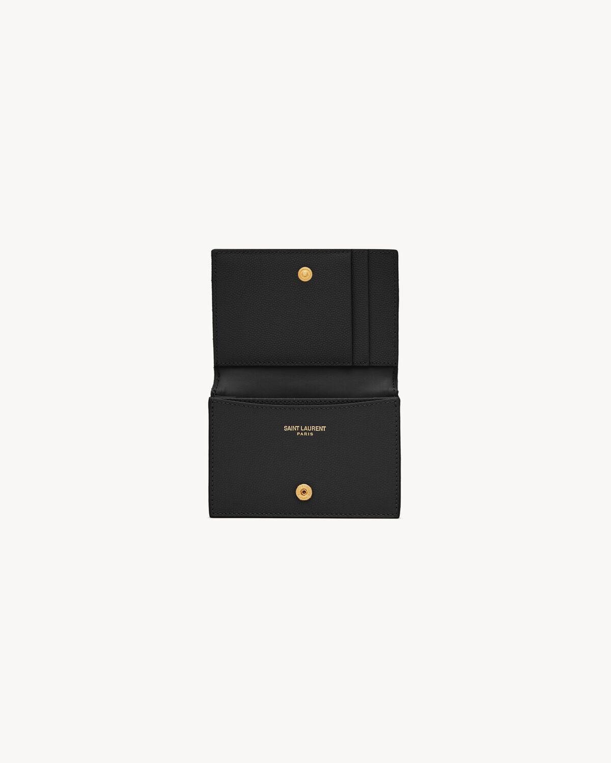 cassandre matelassé business card case in grain de poudre leather Product Image