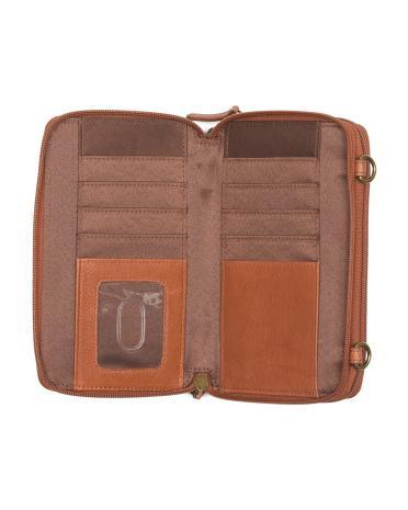 Leather Cell Wallet Crossbody for Women Product Image