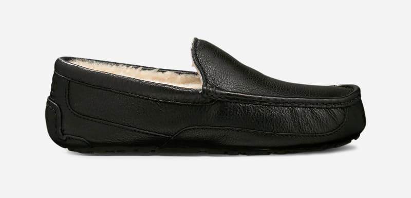 Mens Ascot Leather Slippers Product Image
