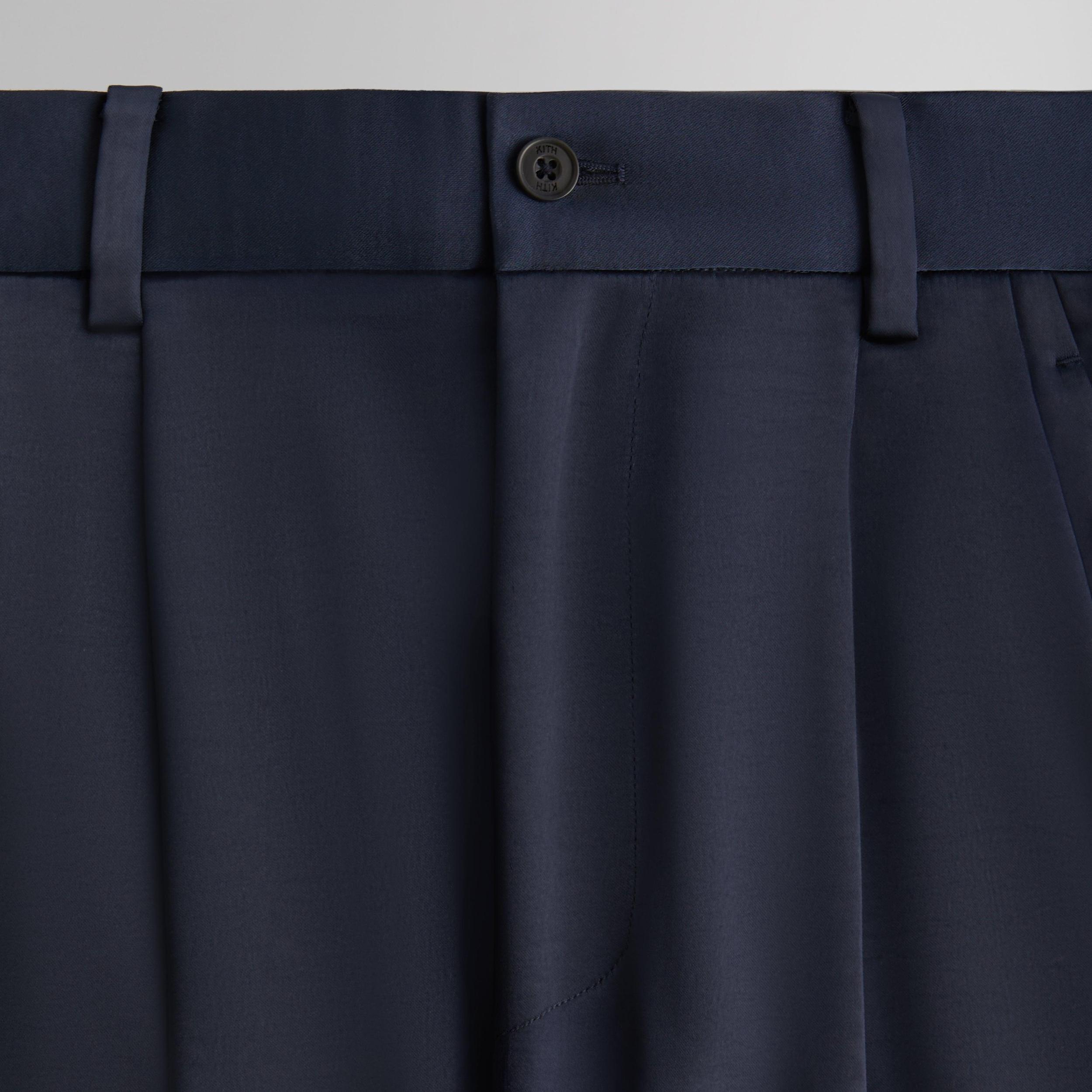 &Kin Vintage Satin Montrose Pant - Nocturnal Male Product Image