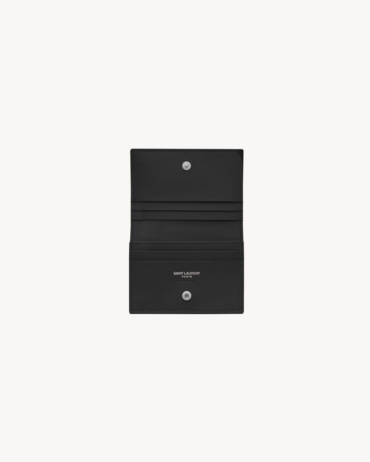 saint laurent paris card case in smooth leather Product Image