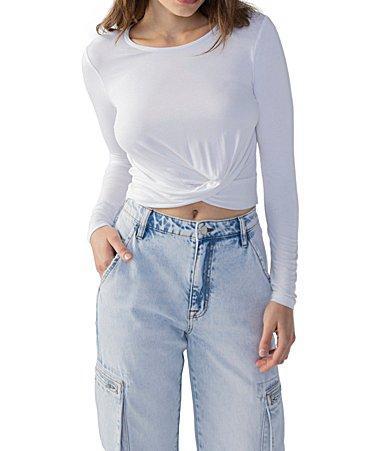 Sanctuary Keep It Sleek Knit Top Women's Clothing Product Image