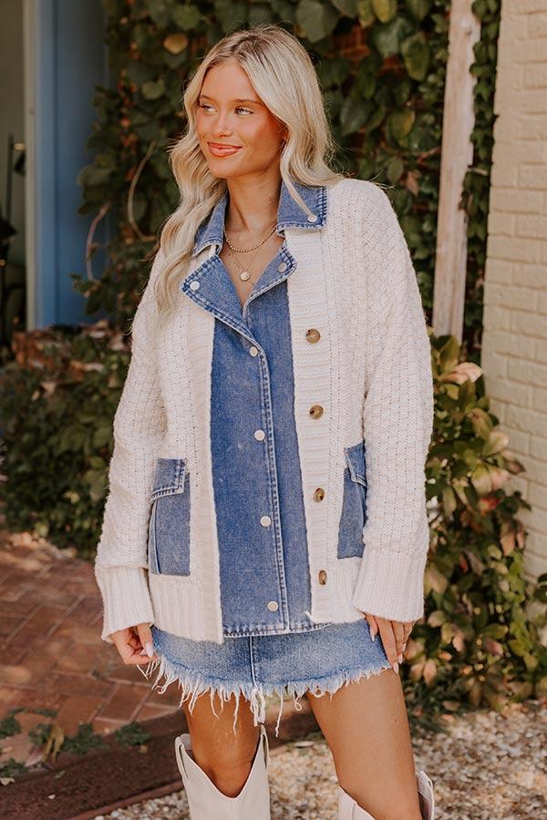 Cue The Cozy Knit Jacket Product Image