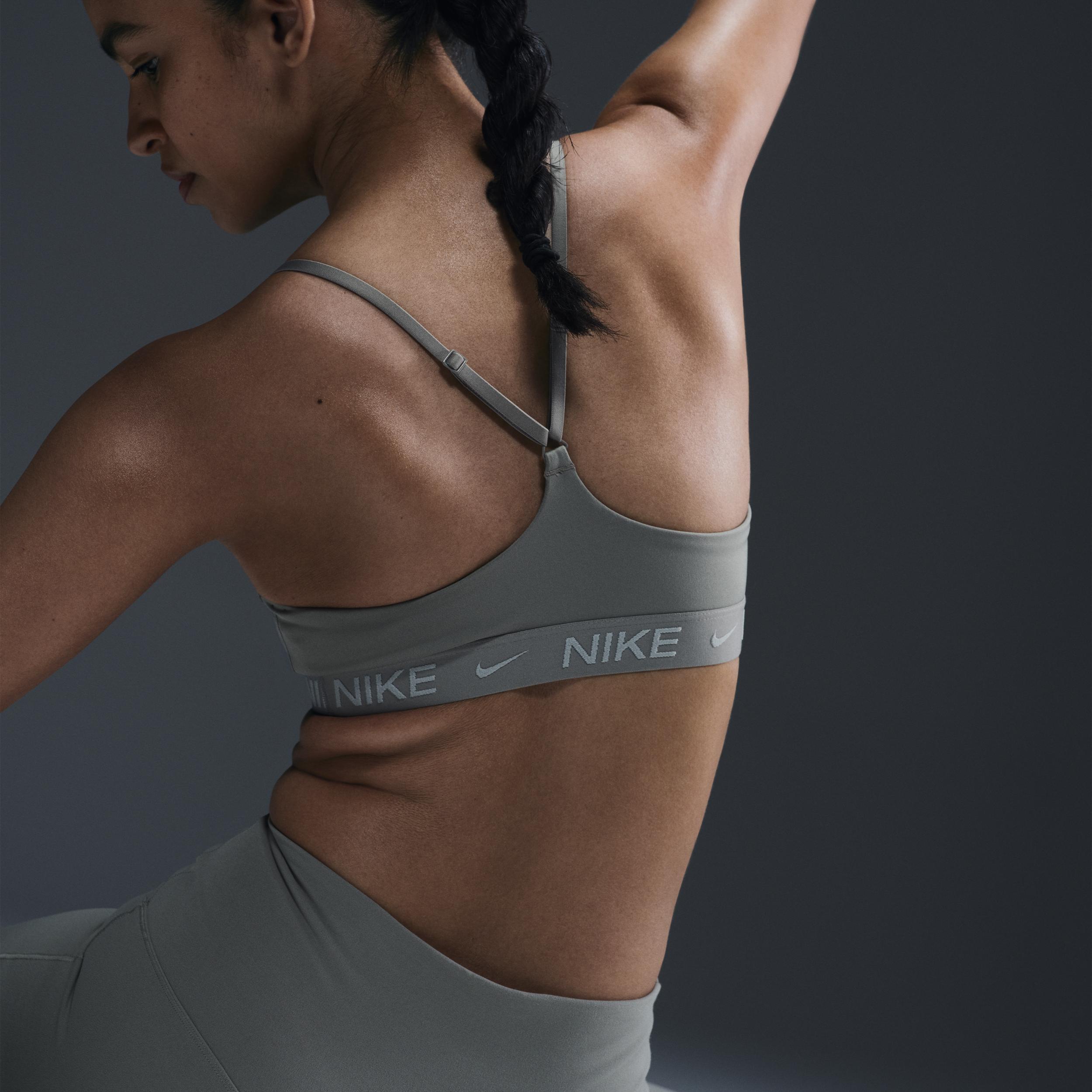 Nike Indy Light Support Padded Sports Bra, Women's, Size: XXL, Armory Blue Product Image