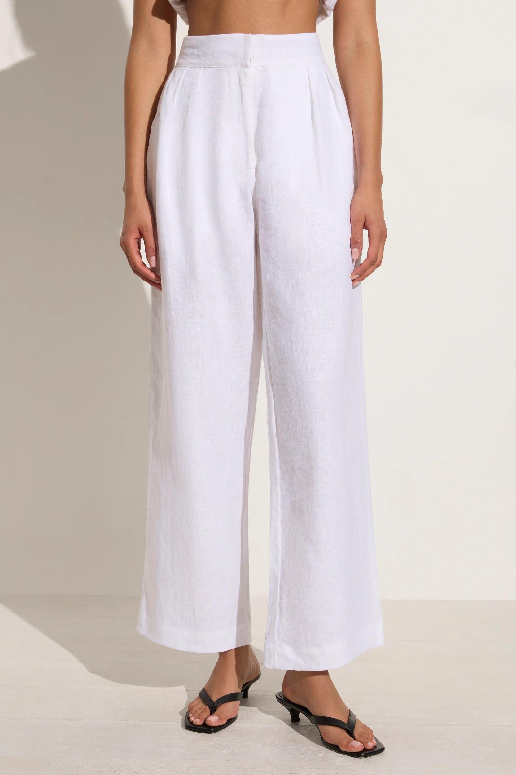 Duomo Pant White - Final Sale Product Image