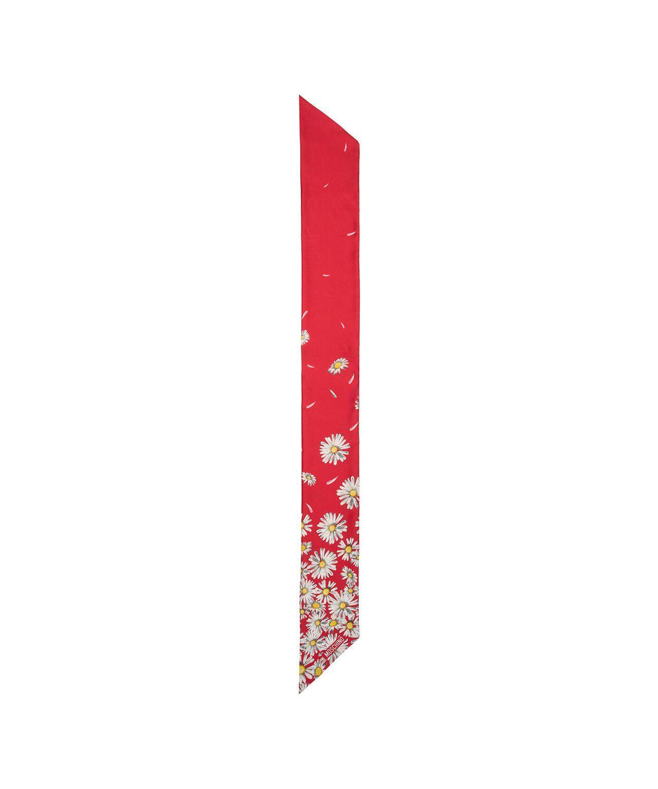 Silk foulard with print Product Image