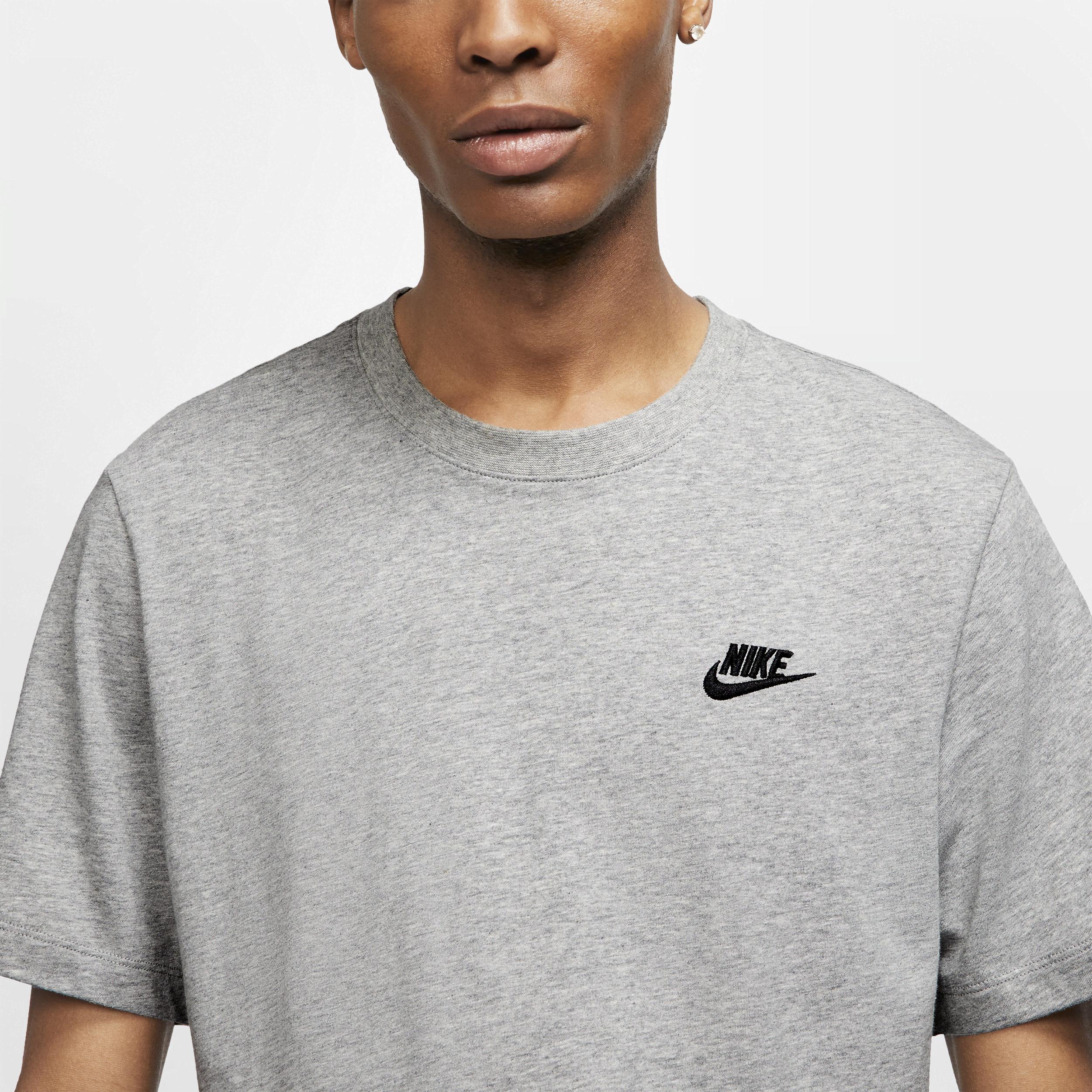 Big & Tall Nike Sportswear Club Tee, Mens Dark Gray Grey Product Image