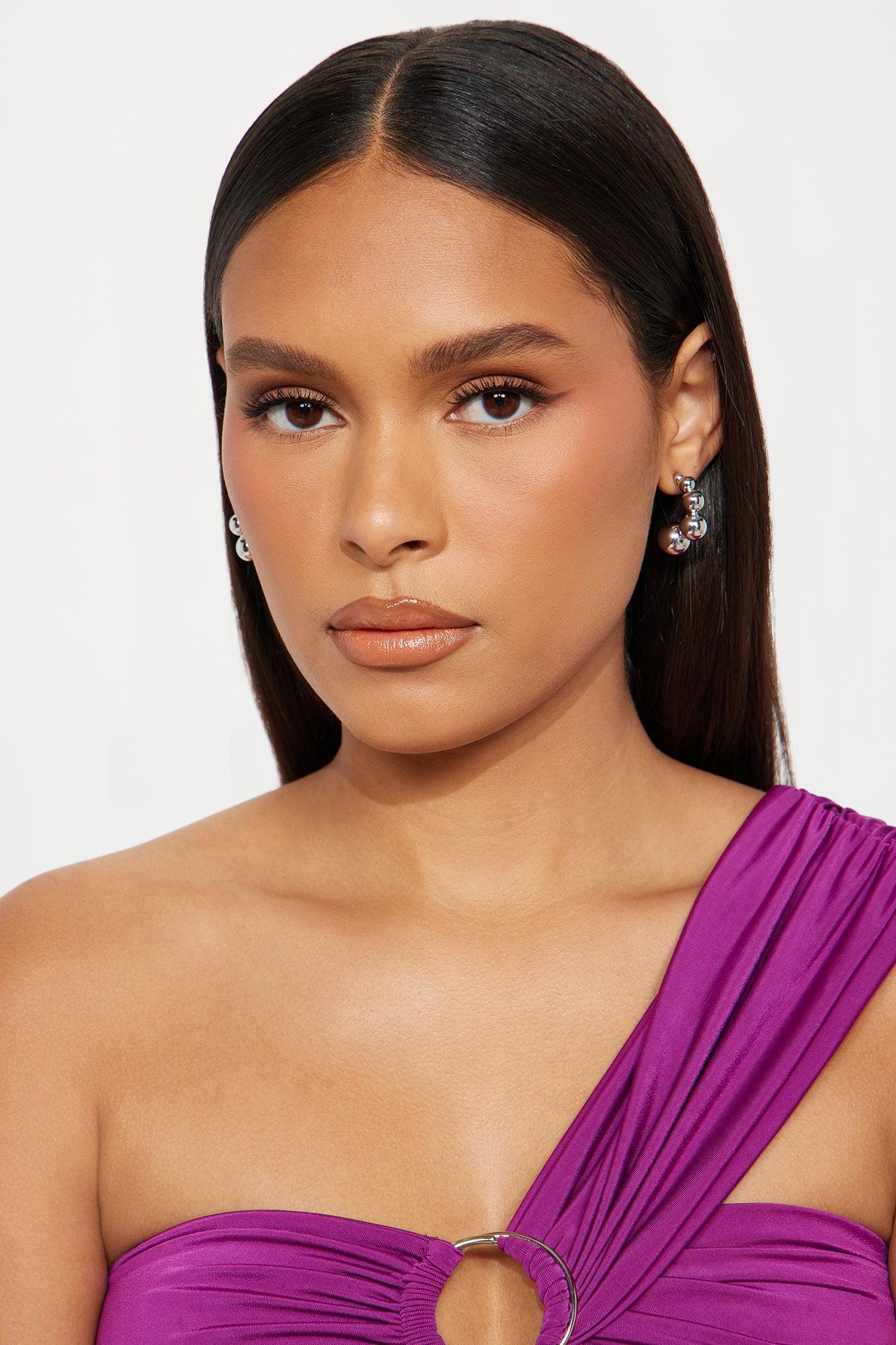 In My Atmosphere Hoop Earrings - Silver Product Image